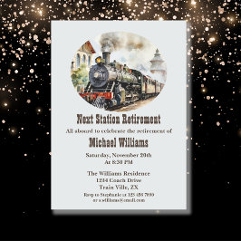 Invitación Fiesta de viajes de jubilados Estación siguiente