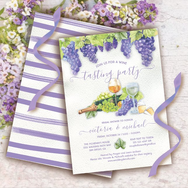 Invitación Fiesta de viña de queso de degustación de vino (Subido por el creador)