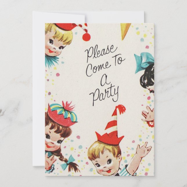 Invitación Fiesta de Vintage Invite (Anverso)