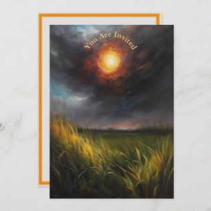 Invitación Fiesta de visualización de eclipse solar Personali