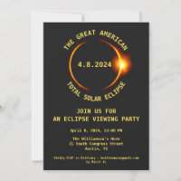 Fiesta de visualización de eclipse solar total 4/8