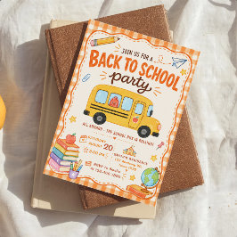 Invitación Fiesta de Vuelta al Colegio