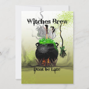 Invitación Fiesta de Witches Brew