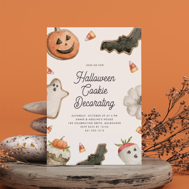 Invitación Fiesta decorador de cookies de Halloween (Subido por el creador)
