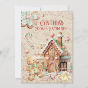 Invitación Fiesta decorador de cookies navidades