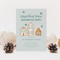 Fiesta decorativo de la casa Gingerbread