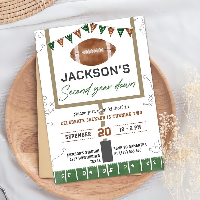 Invitación Fiesta del 2º cumpleaños del fútbol (Subido por el creador)