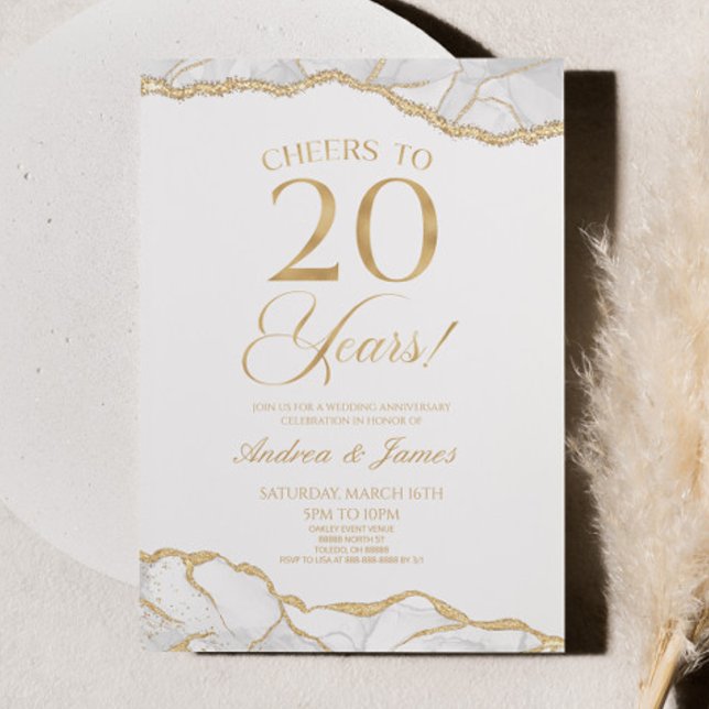 Invitación Fiesta del 20° Aniversario de la Agata del Oro Bla (Subido por el creador)