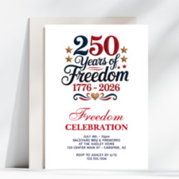 Invitación Fiesta del 250 Aniversario de América
