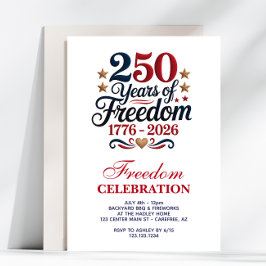 Invitación Fiesta del 250 Aniversario de América