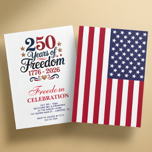 Invitación Fiesta del 250 Aniversario de América