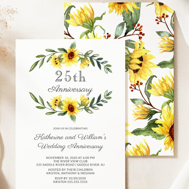 Invitación Fiesta del 25° Aniversario de la Guerra de Girasol (Subido por el creador)