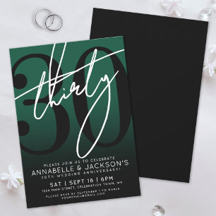 Invitación Fiesta del 30 Aniversario de Black Green