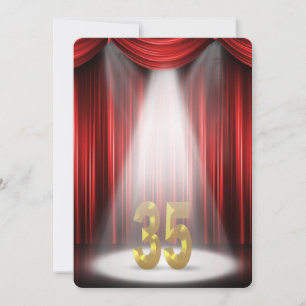Invitación Fiesta del 35º Aniversario de Boda