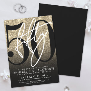 Invitación Fiesta del 50º Aniversario de Black Gold