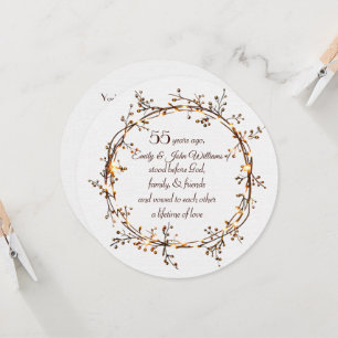 Invitación fiesta del 55° Aniversario de la floración del oto