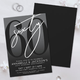 Invitación Fiesta del 60º Aniversario de Blanco y Negro