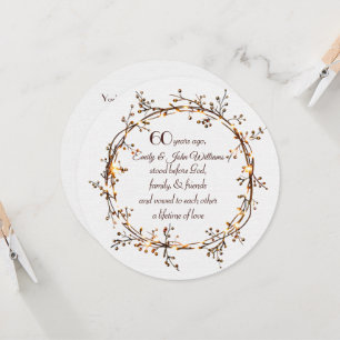 Invitación fiesta del 60° Aniversario de la floración del oto