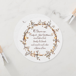 Invitación fiesta del 65° Aniversario de la floración del oto