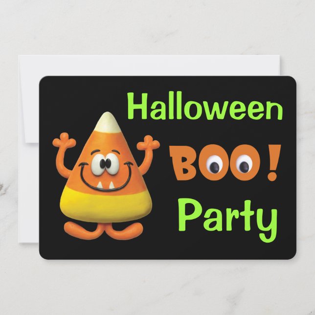 Invitación Fiesta del abucheo de Halloween de las pastillas (Anverso)