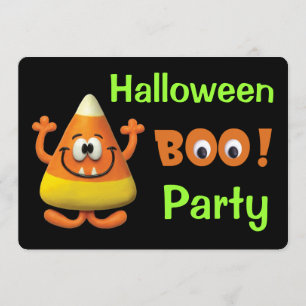 Invitación Fiesta del abucheo de Halloween de las pastillas