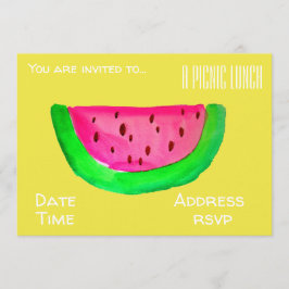 Invitación Fiesta del almuerzo de la comida campestre del