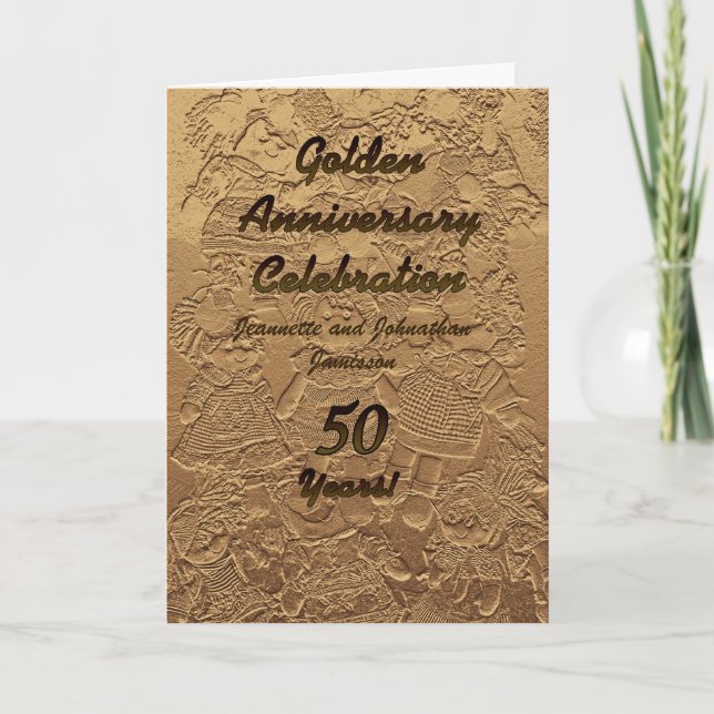 Invitación Fiesta del Aniversario de Oro 50 años (Anverso)