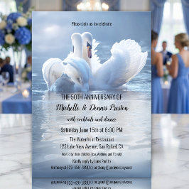 Invitación Fiesta del Aniversario del Lago Cisne Romántico