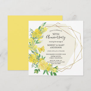 Invitación Fiesta del aniversario número 50 de la Rosa Amaril