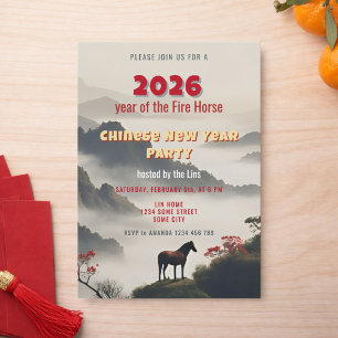 Invitación Fiesta del Año Nuevo Chino del Caballo de Fuego 20