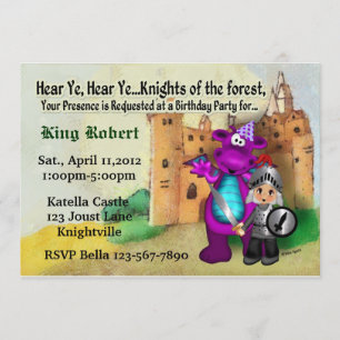 Invitación Fiesta del caballero