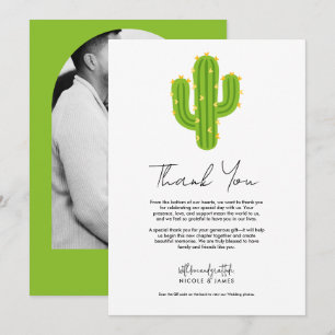Invitación Fiesta del Cactus de Corazón Amarillo Gracias Amor
