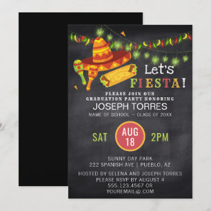 Invitación Fiesta del campeonato mexicano de graduación