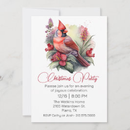 Invitación Fiesta del Cardenal Rojo Navidades
