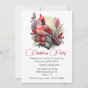 Invitación Fiesta del Cardenal Rojo Navidades