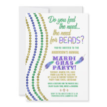 Fiesta del Carnaval de Mardi Gras curiosa necesida