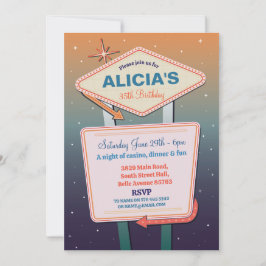 Invitación Fiesta del Casino Las Vegas