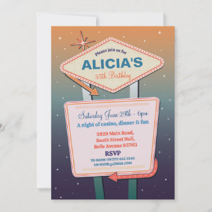 Invitación Fiesta del Casino Las Vegas