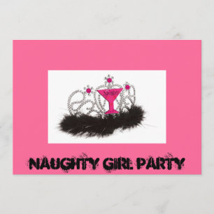 Invitación Fiesta del chica de Naughy