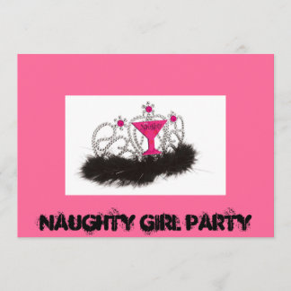 Invitación Fiesta del chica de Naughy