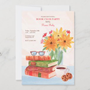 Invitación Fiesta del Club de Lectura 