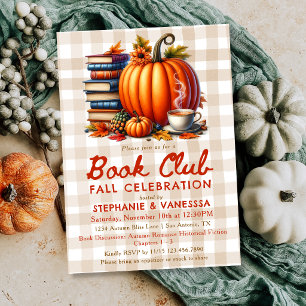 Invitación Fiesta del Club de Lectura de Otoño