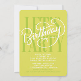 INVITACIÓN FIESTA DEL CUMPLEAÑOS DE CHARTREUSE LET | INVITACI