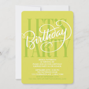 INVITACIÓN FIESTA DEL CUMPLEAÑOS DE CHARTREUSE LET   INVITACI