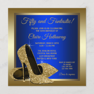 Invitación Fiesta del cumpleaños de la mujer de los tacones