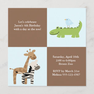 Invitación Fiesta del cumpleaños de los niños de los amigos