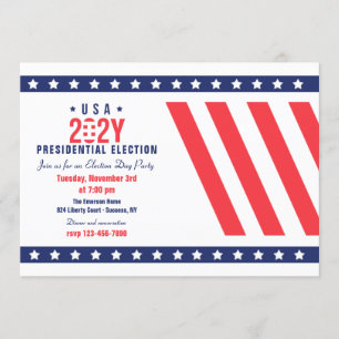 Invitación Fiesta del día de elecciones