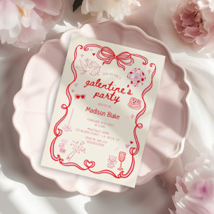 Invitación Fiesta del Día de Galentines