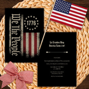 Invitación Fiesta del Día de la Independencia 'We the People'