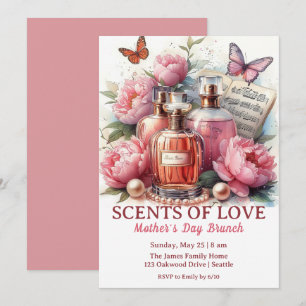 Invitación Fiesta del Día de la Madre - Fragancias de Amor